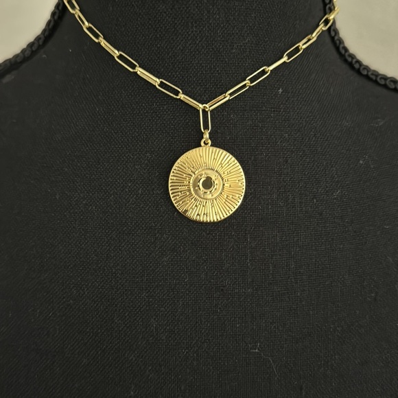 Brand New Uncommon James Paperclip Gold Necklace - Picture 8 of 9